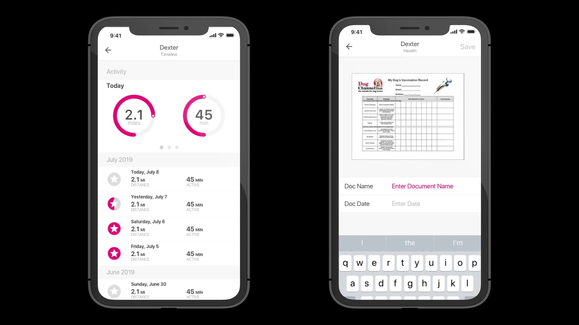 Pet tracker app architecture