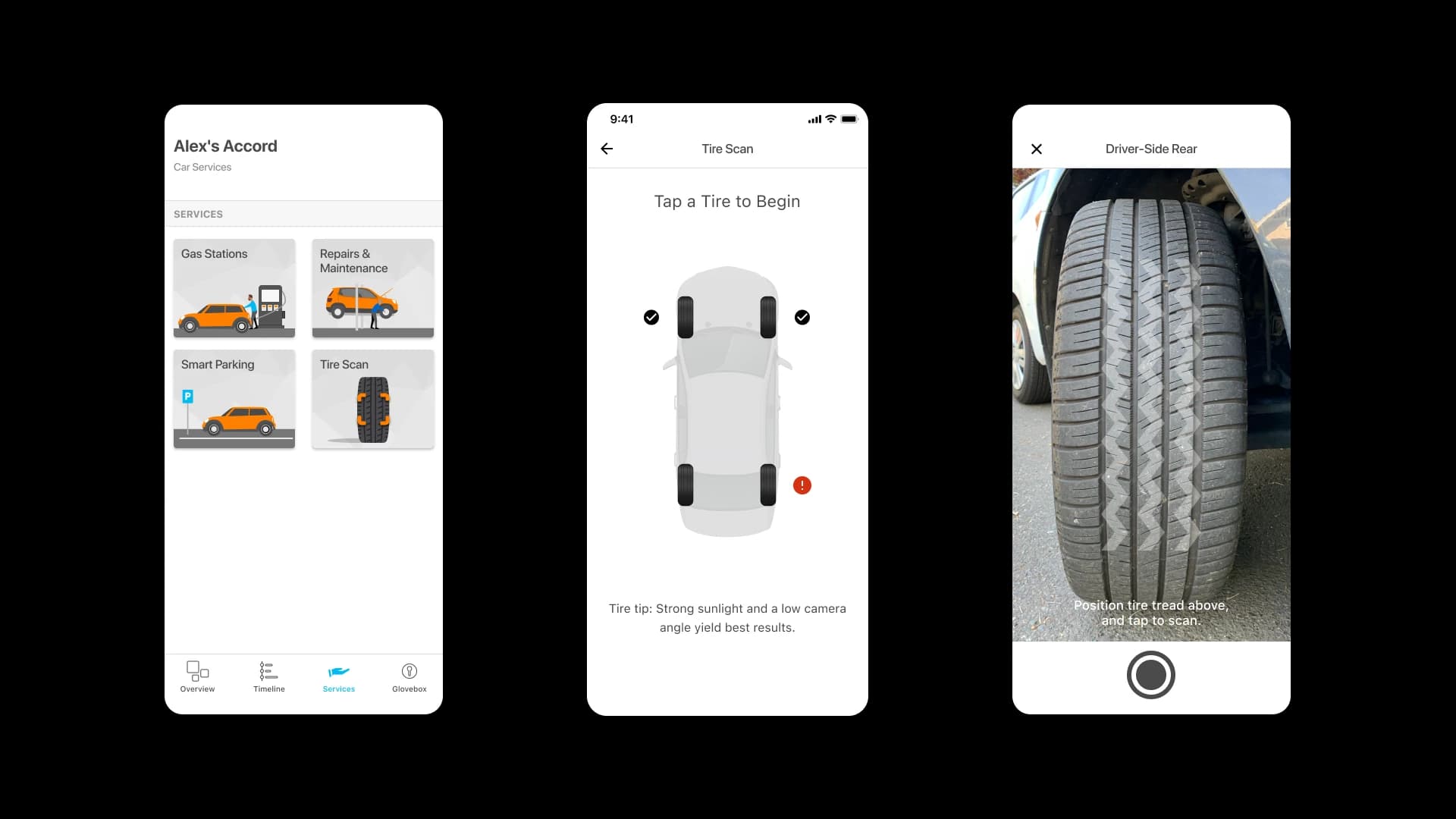Tire scanner prototype